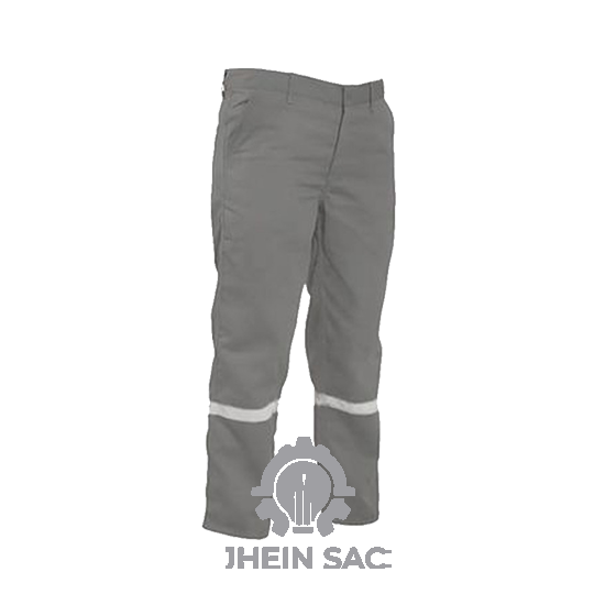 PANTALON DRILL PLOMO CLASICO C/CINTA DE 1"