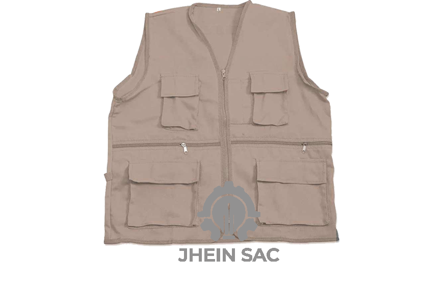 CHALECO DRILL C/BEICH REPORTERO