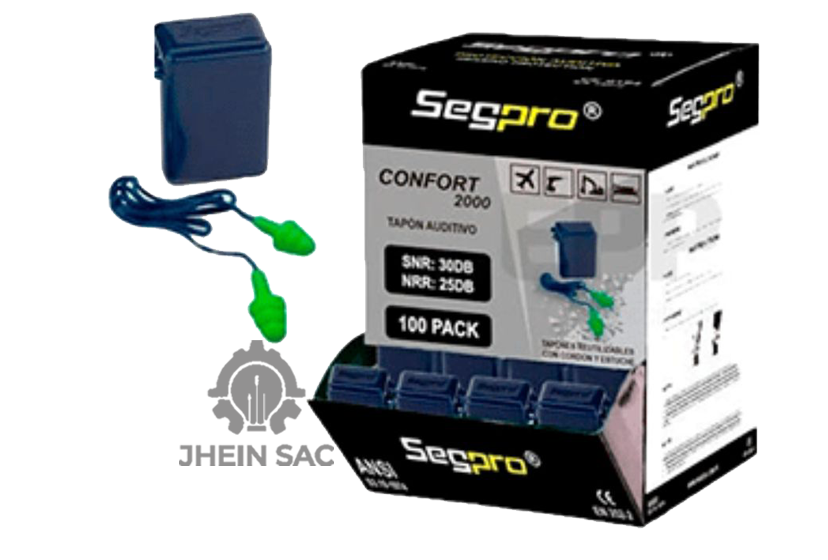 TAPON AUDITIBO X100 UND SEGPRO ESTUCHE