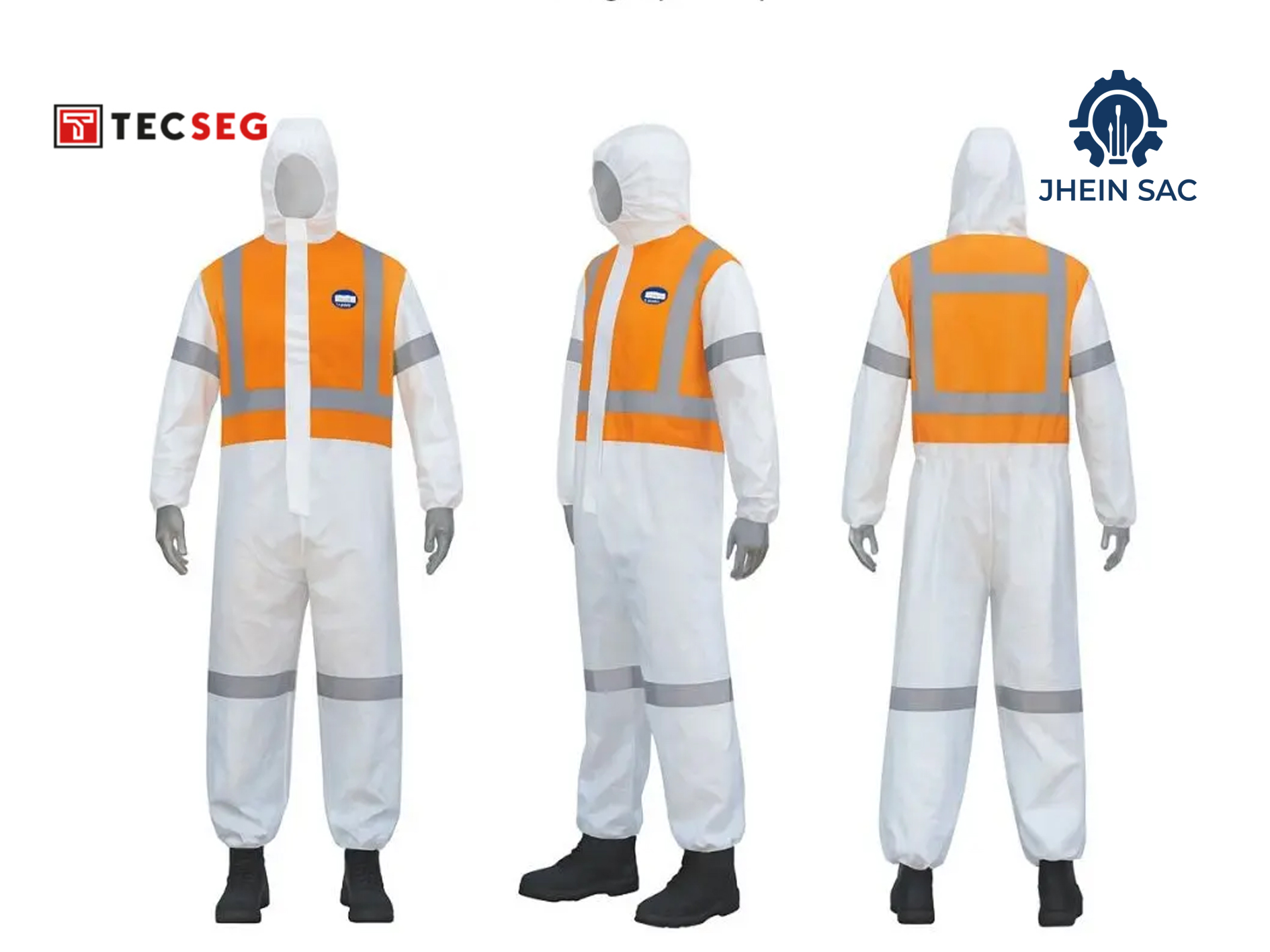 TRAJE DESECHABLE C/ CINTA TECSEG