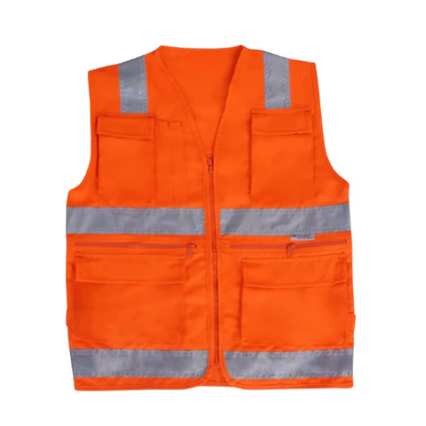 CHALECO  DRILL MODELO H COLOR NARANJA 